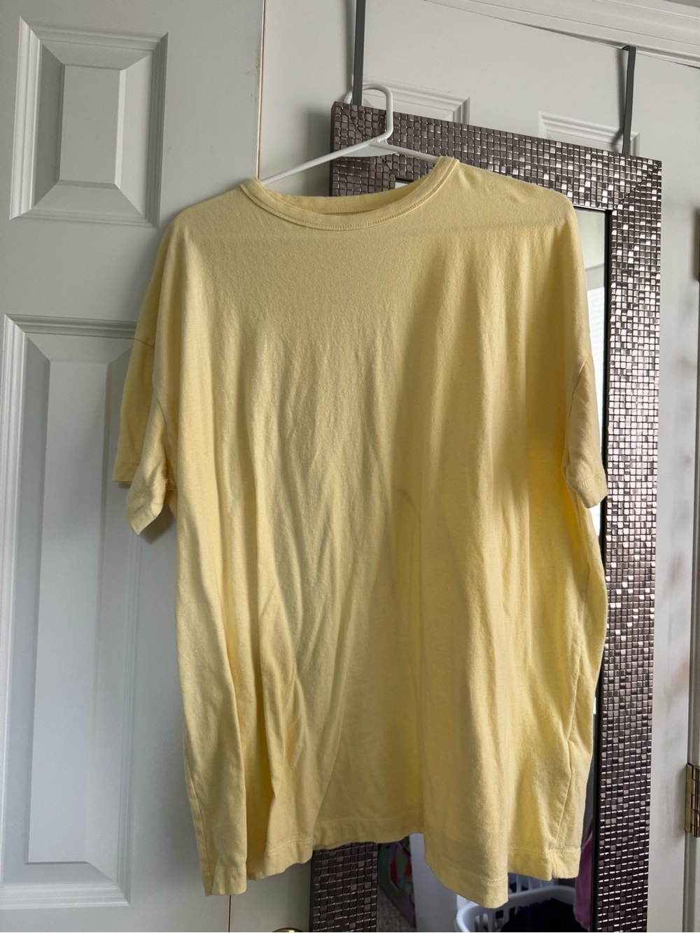Women’s Old Navy Classic Crew Neck T‑Shirt - Pale Yellow
